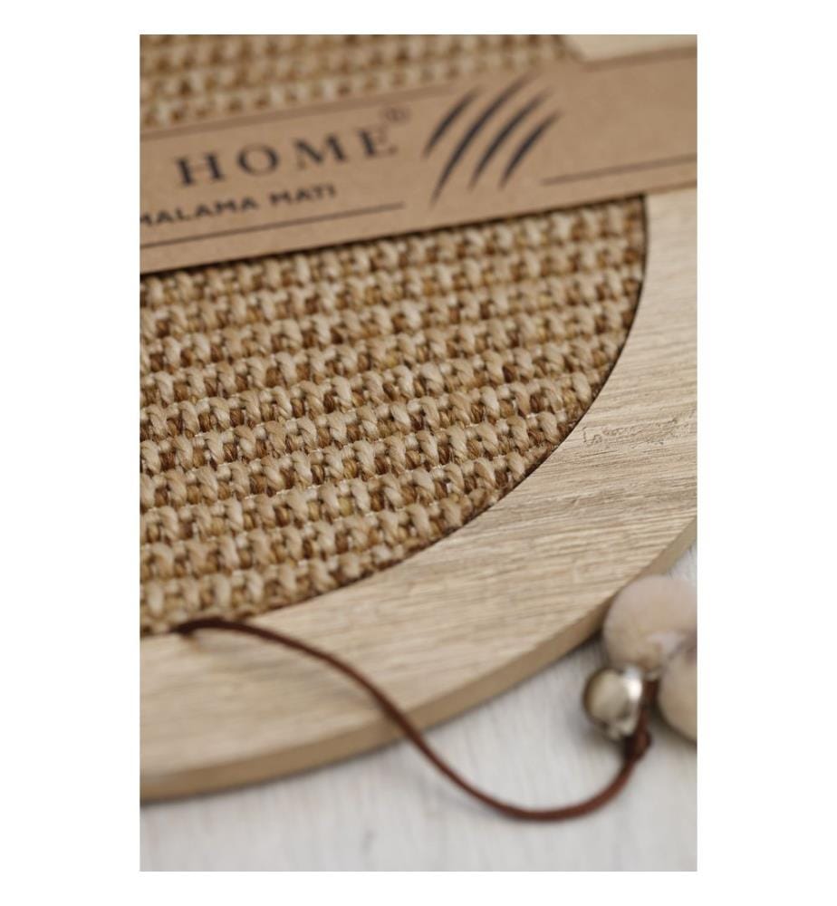 Tapis à griffer pour chat, 100 % MDF, beige