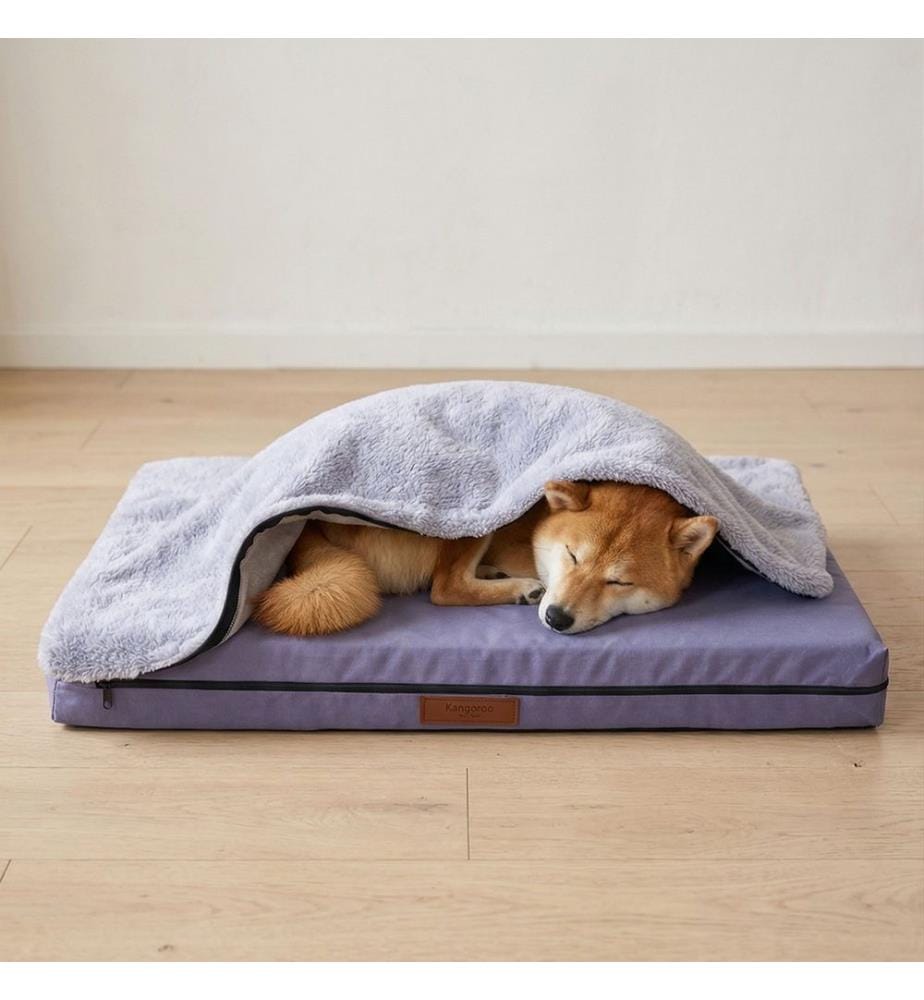 Panier pour animaux, 100 % polyester, gris
