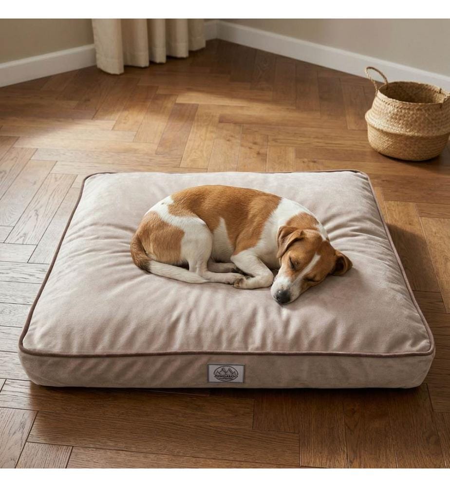 Haustierbett, 100 % Polyester, Creme