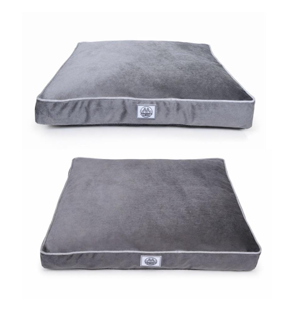 Panier pour animaux, 100 % polyester, gris
