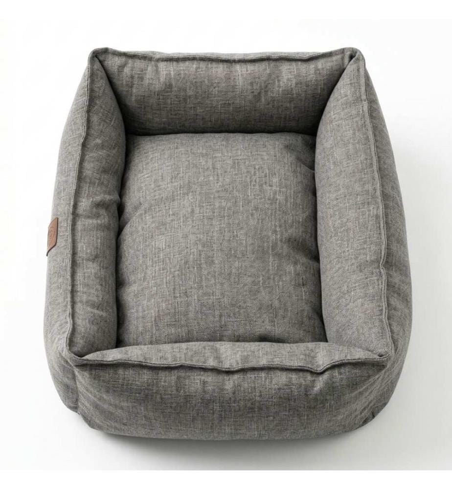 Panier pour animaux, 100 % polyester, marron