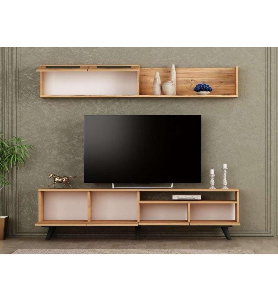 TV-Element, Atlantische Kiefer, Melaminbeschichtete Spanplatte