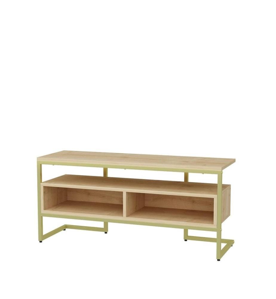 Meuble TV, chêne doré, panneau de particules mélaminé
