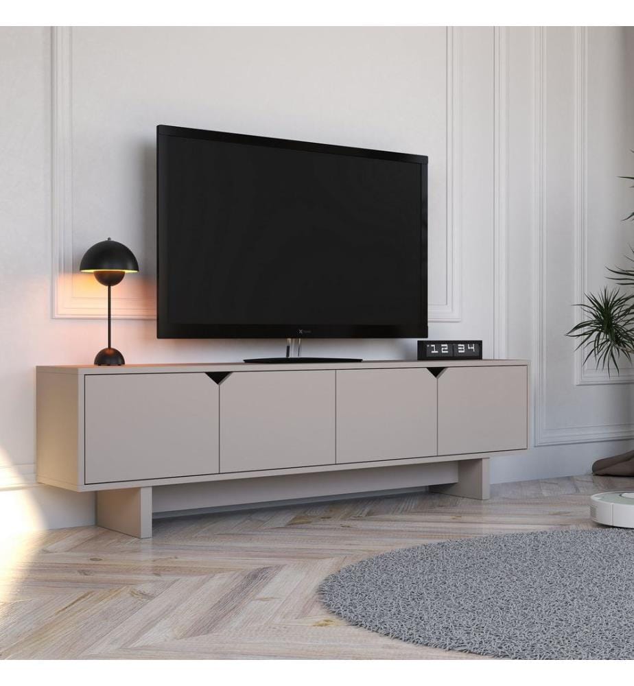 TV-Möbel, Beige, 100 % MELAMINBESCHICHTETE SPANPLATTE