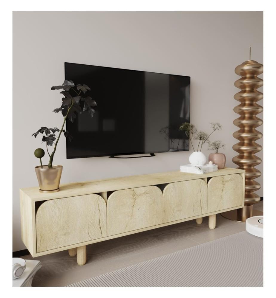 TV-Möbel, Saphir-Eiche, 100 % MELAMINBESCHICHTETE SPANPLATTE
