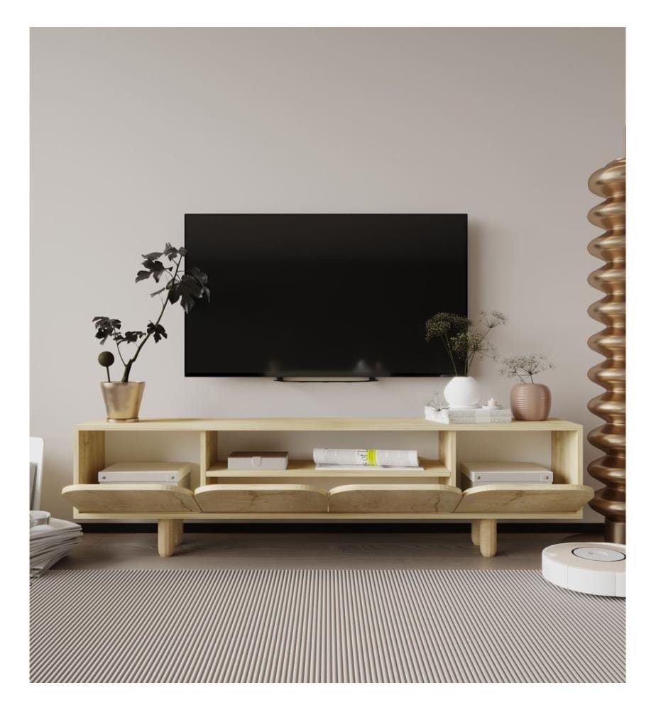 TV-Möbel, Saphir-Eiche, 100 % MELAMINBESCHICHTETE SPANPLATTE