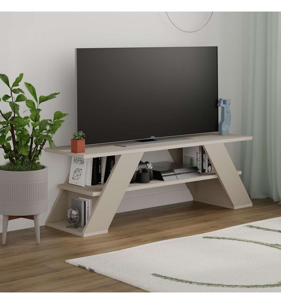 TV-Möbel, Sandstone, 100 % MELAMINBESCHICHTETE SPANPLATTE