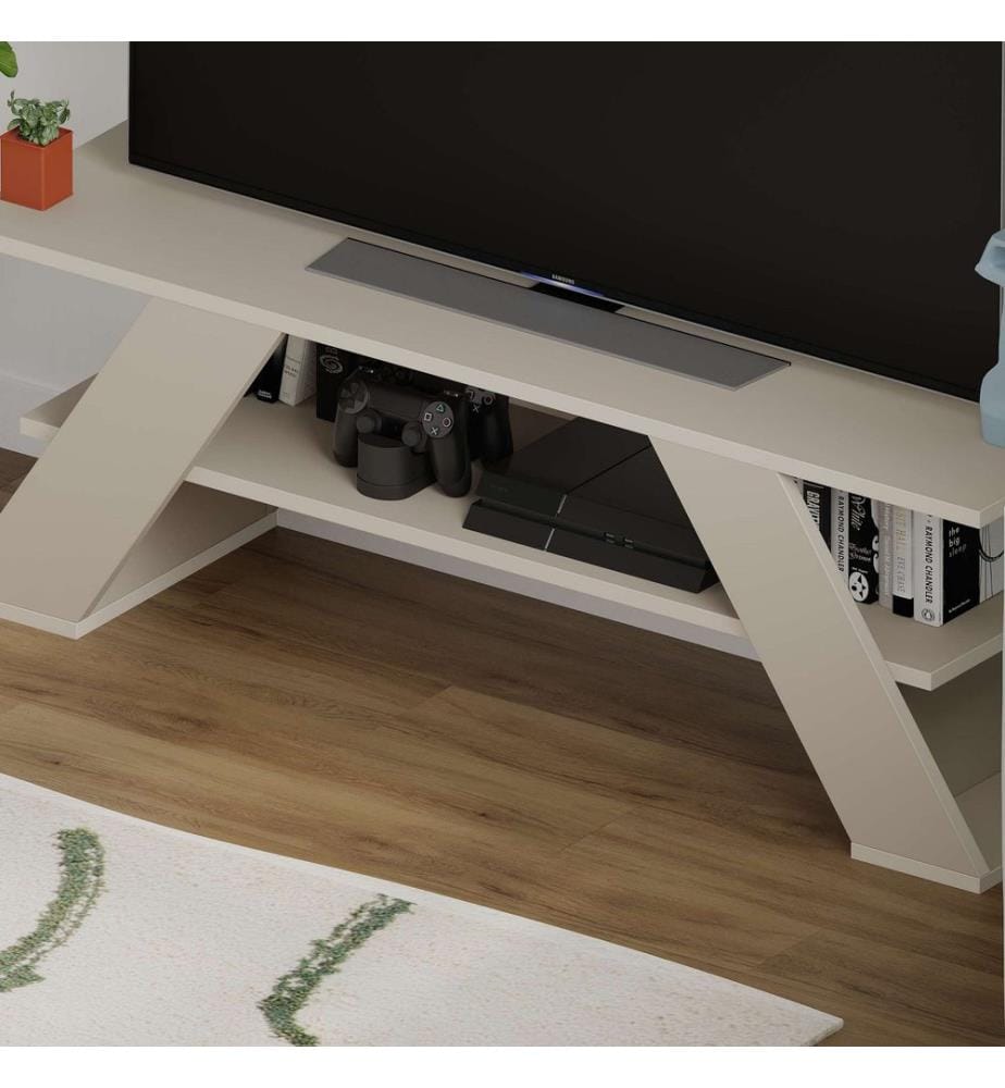TV-Möbel, Sandstone, 100 % MELAMINBESCHICHTETE SPANPLATTE