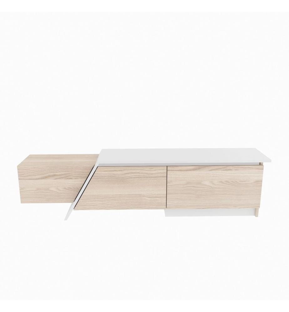 TV-Möbel, Cordoba, Weiss, 100 % MELAMINBESCHICHTETE SPANPLATTE