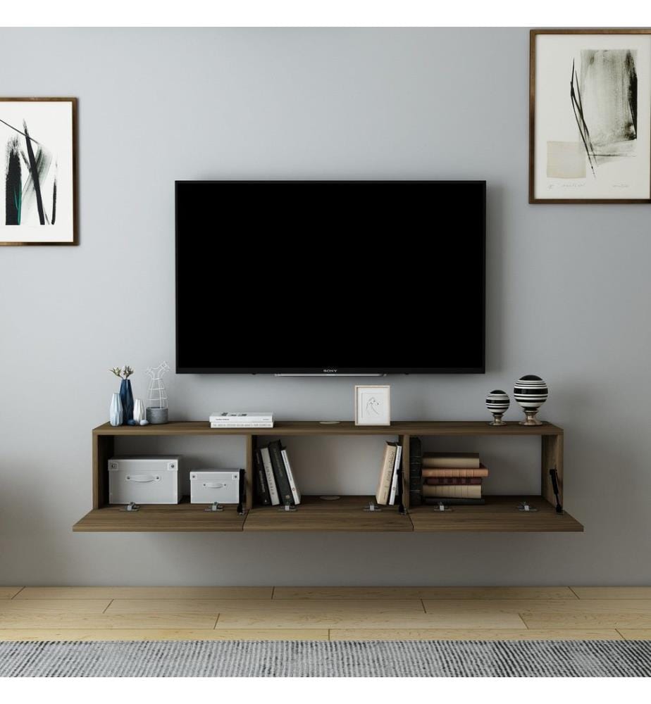 TV-Ständer, Nussbaum, 100 % SPANPLATTE