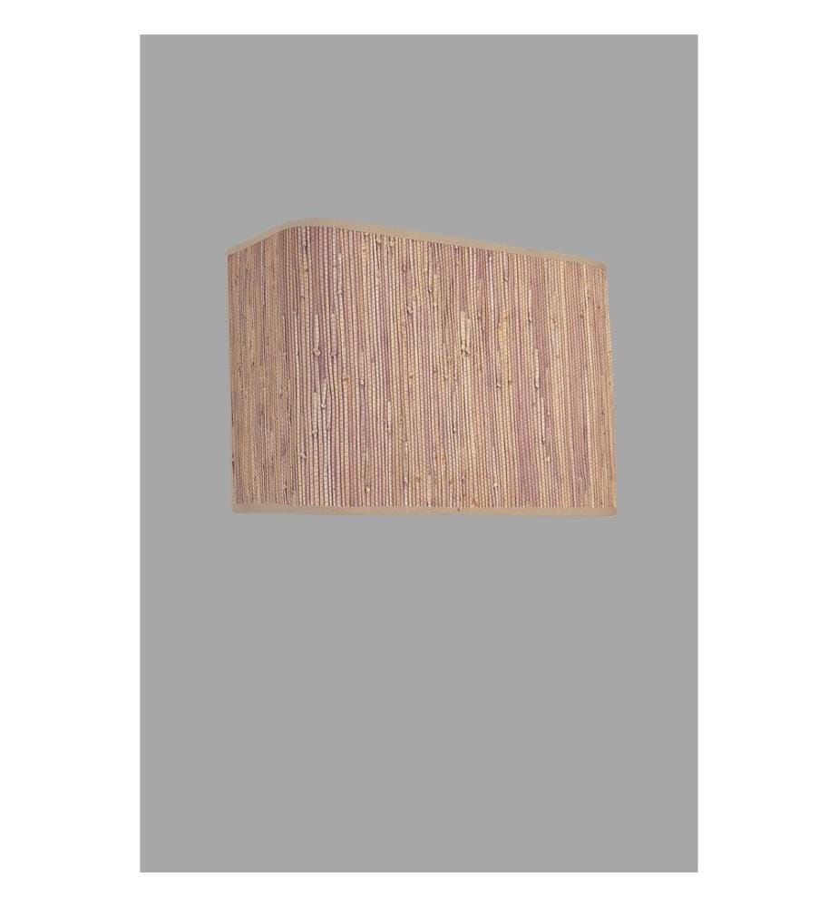 Applique murale, en bois, CORPS EN MÉTAL, capuchon en bambou