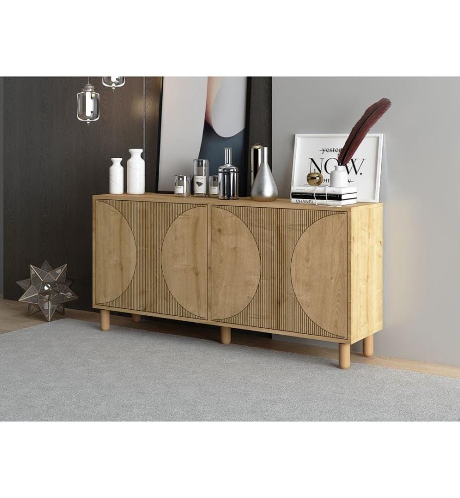 Konsole, Saphir-Eiche, 100 % MELAMINBESCHICHTETE SPANPLATTE