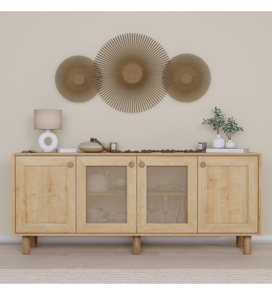Console, noce, 100% MELAMINICO RIVESTITO IN PARTICELLE DI LEGNO