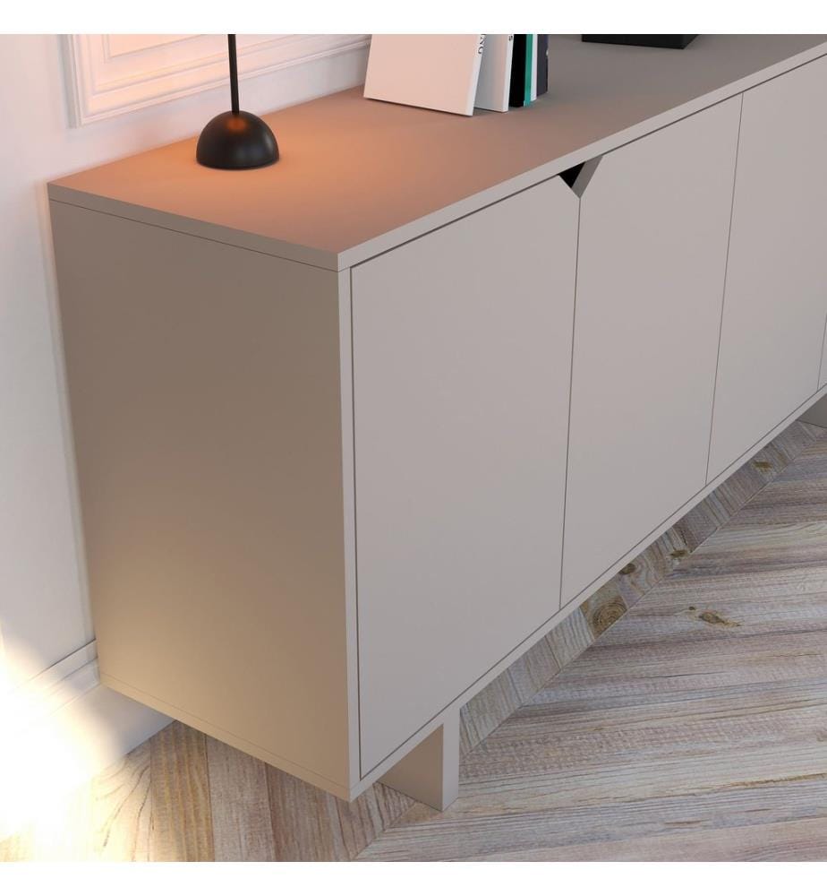 Konsole, Beige, 100 % MELAMINBESCHICHTETE SPANPLATTE