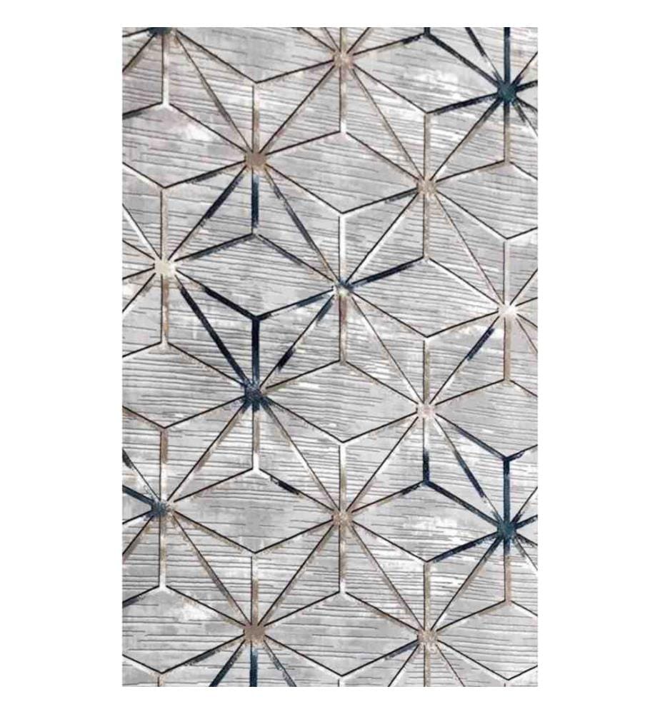 Hallenteppich, 120 x 400, , Grau, Blau, Polyester, 1500 gr-m²,
