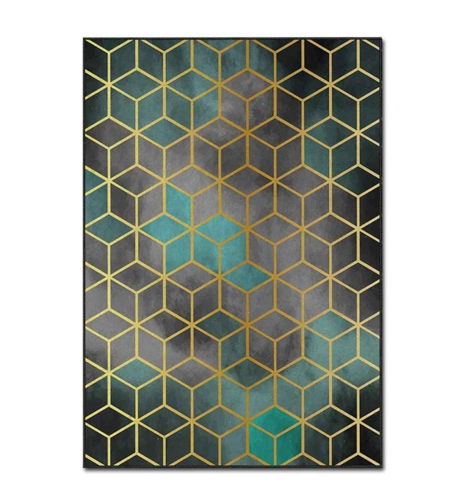 Tapis, 140 x 220, , Multicolore, Polyester, 740 G-m²,