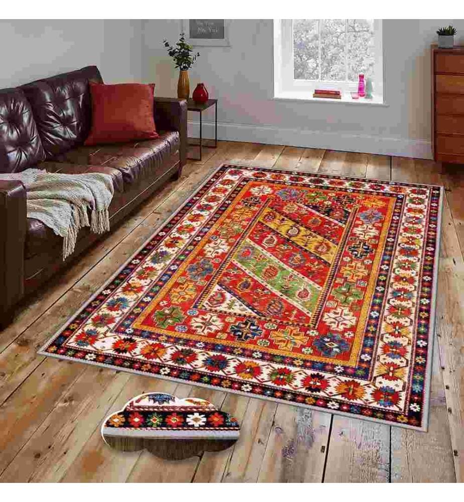 Hallenteppich, 80 x 300, , Multicolor, Polyester, 1 mm Florhöhe