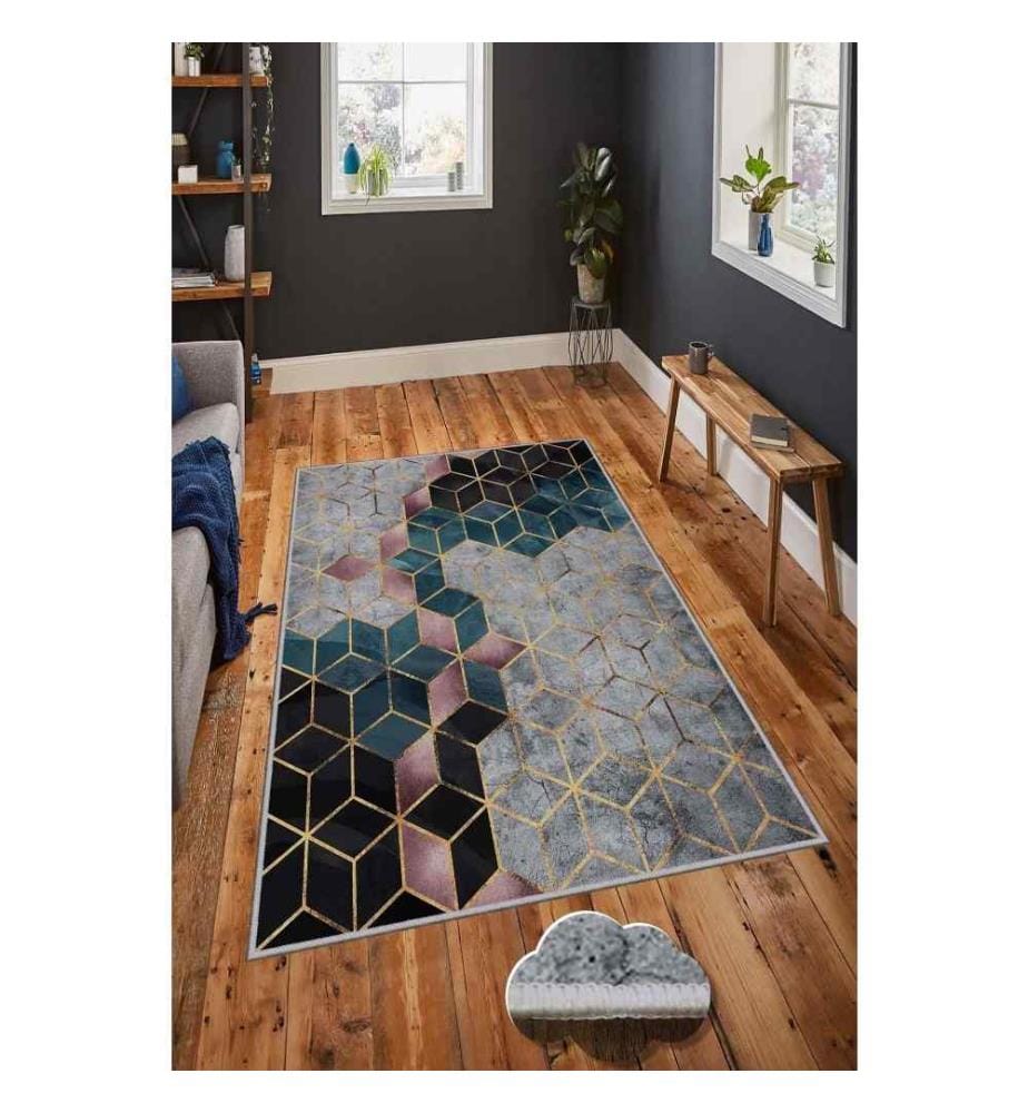 Tappeto, 120 x 180, , Multicolore, Poliestere, 850 gr-m²,