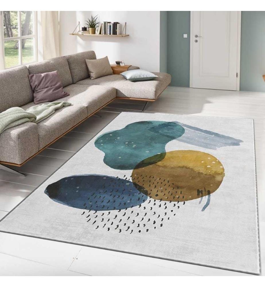 Tappeto, 160 x 230, , Multicolore, Poliestere, Fondo antiscivolo