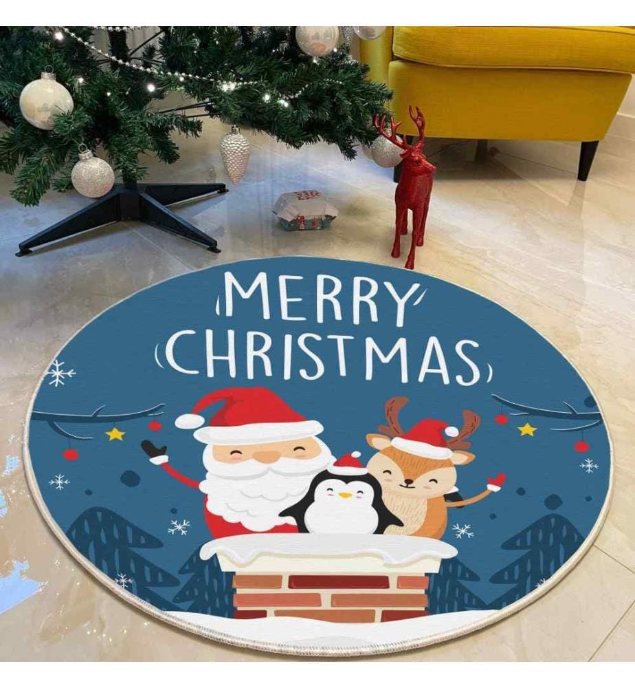 Tapis, 150 cm, , Multicolor, 70% Coton - 30% Polyester, 1450 gr-m²,
