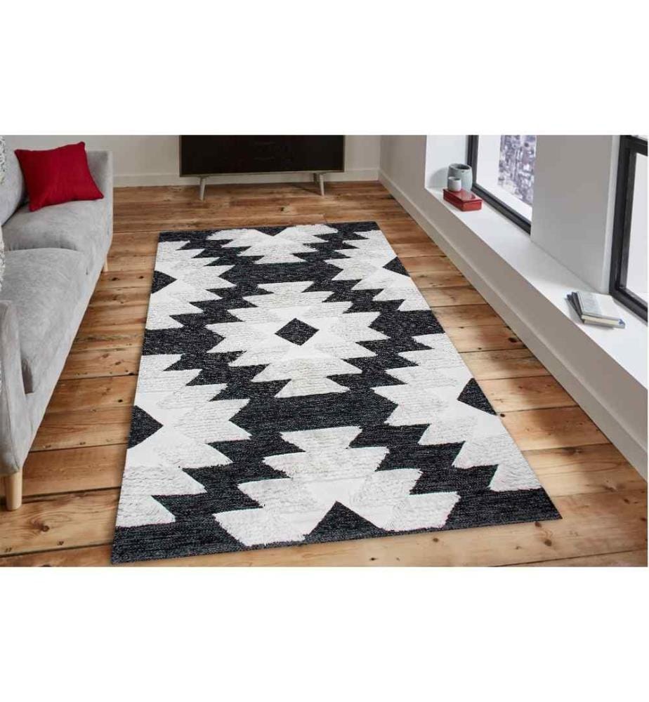 Tappeto, 120 x 180, , Multicolore, Cotone, 1800 gr-m²,