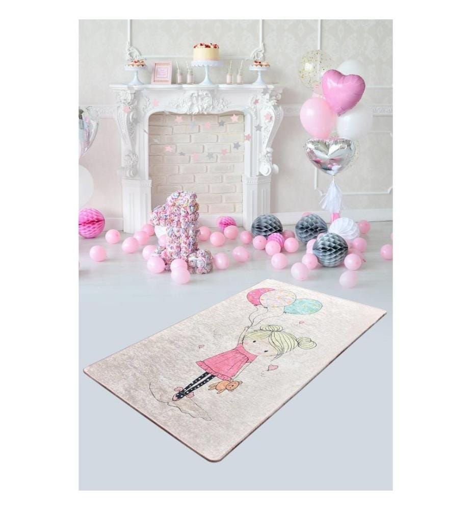 Tappeto, 140 x 190, , Multicolore, 50% tessuto di velluto - 50% poliestere, altezza pelo 4 mm