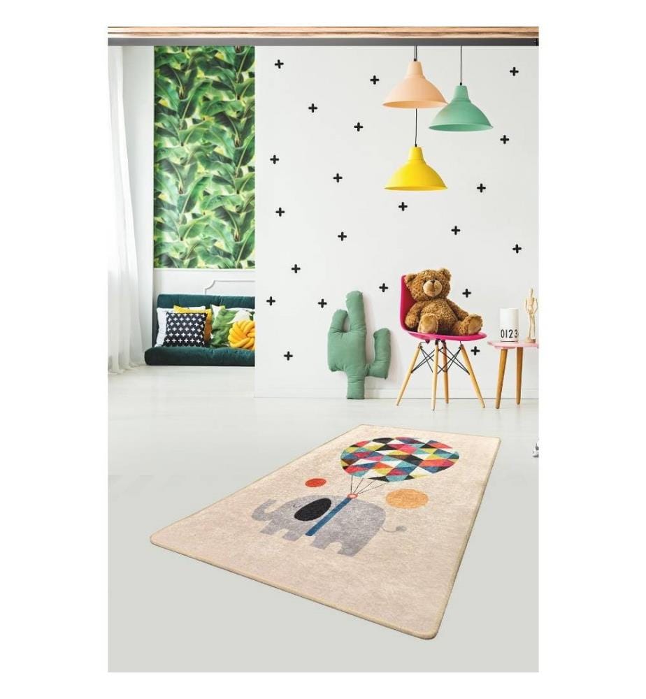 Tappeto, 140 x 190, , Multicolore, 50% tessuto di velluto - 50% poliestere, altezza pelo 4 mm
