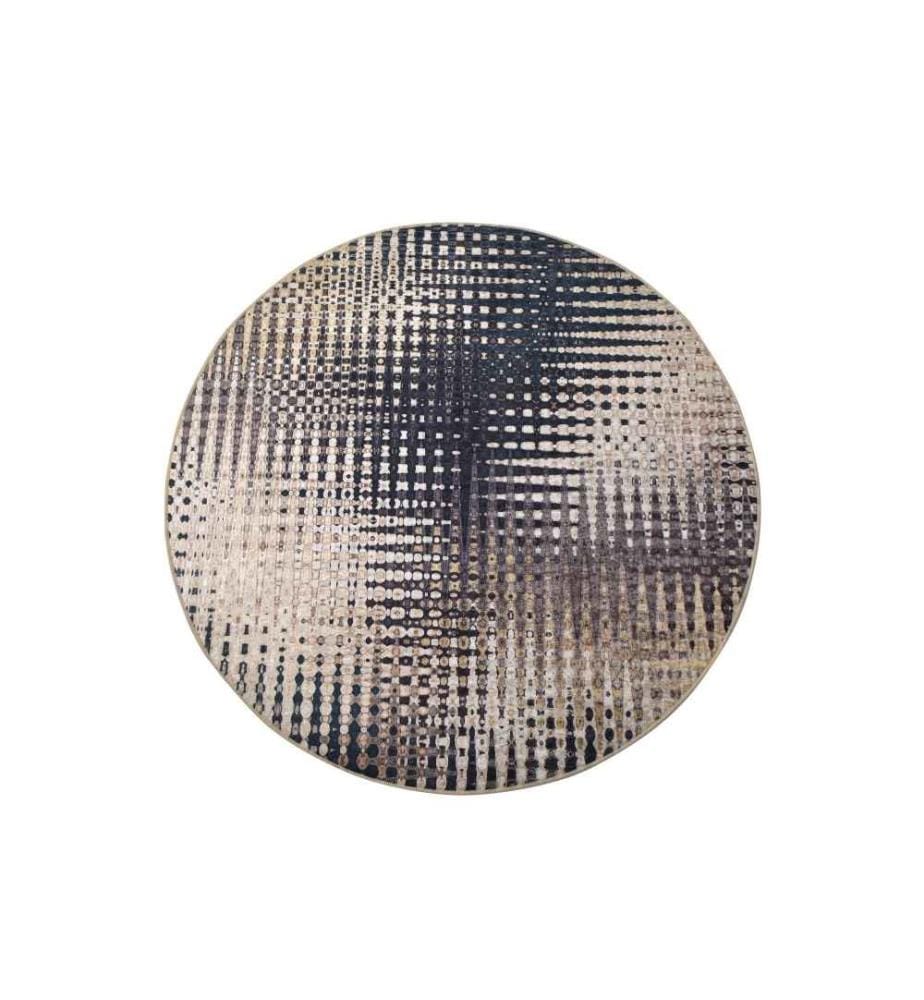 Tappeto, 140 cm, , Multicolore, 50% tessuto di velluto - 50% poliestere, altezza pelo 4 mm