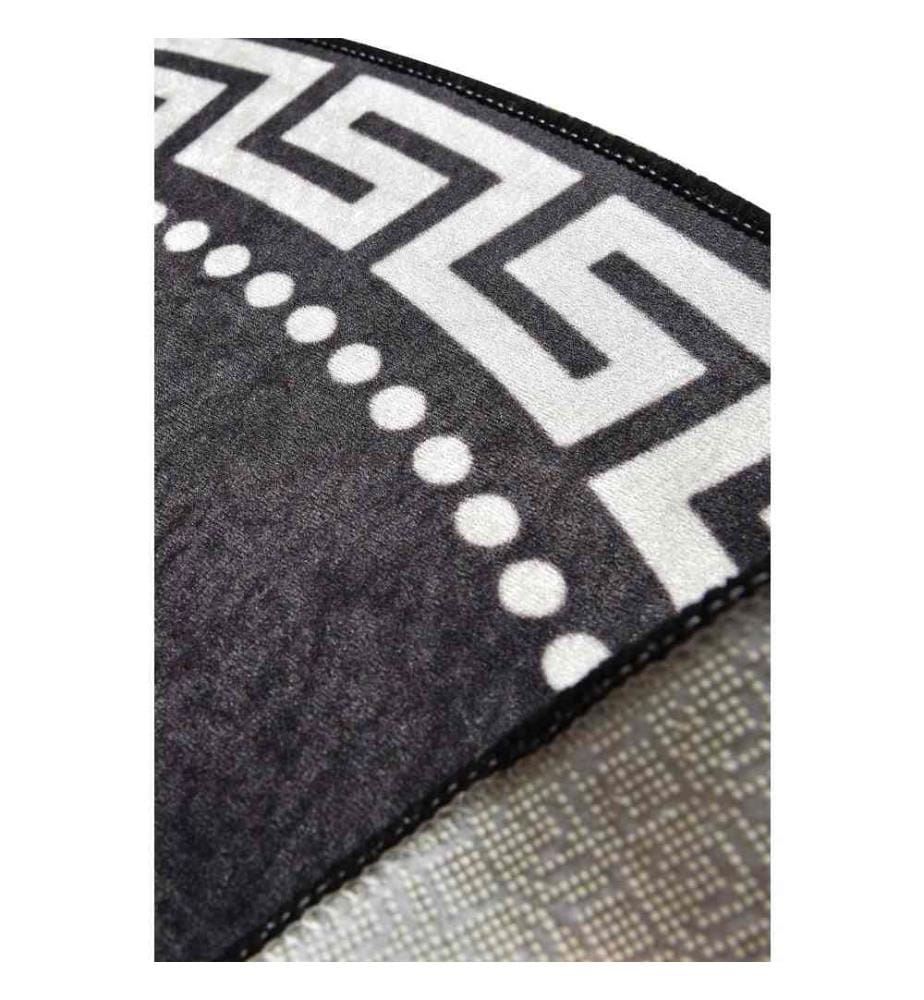 Tappeto, 140 cm, , Multicolore, 50% tessuto di velluto - 50% poliestere, altezza pelo 4 mm