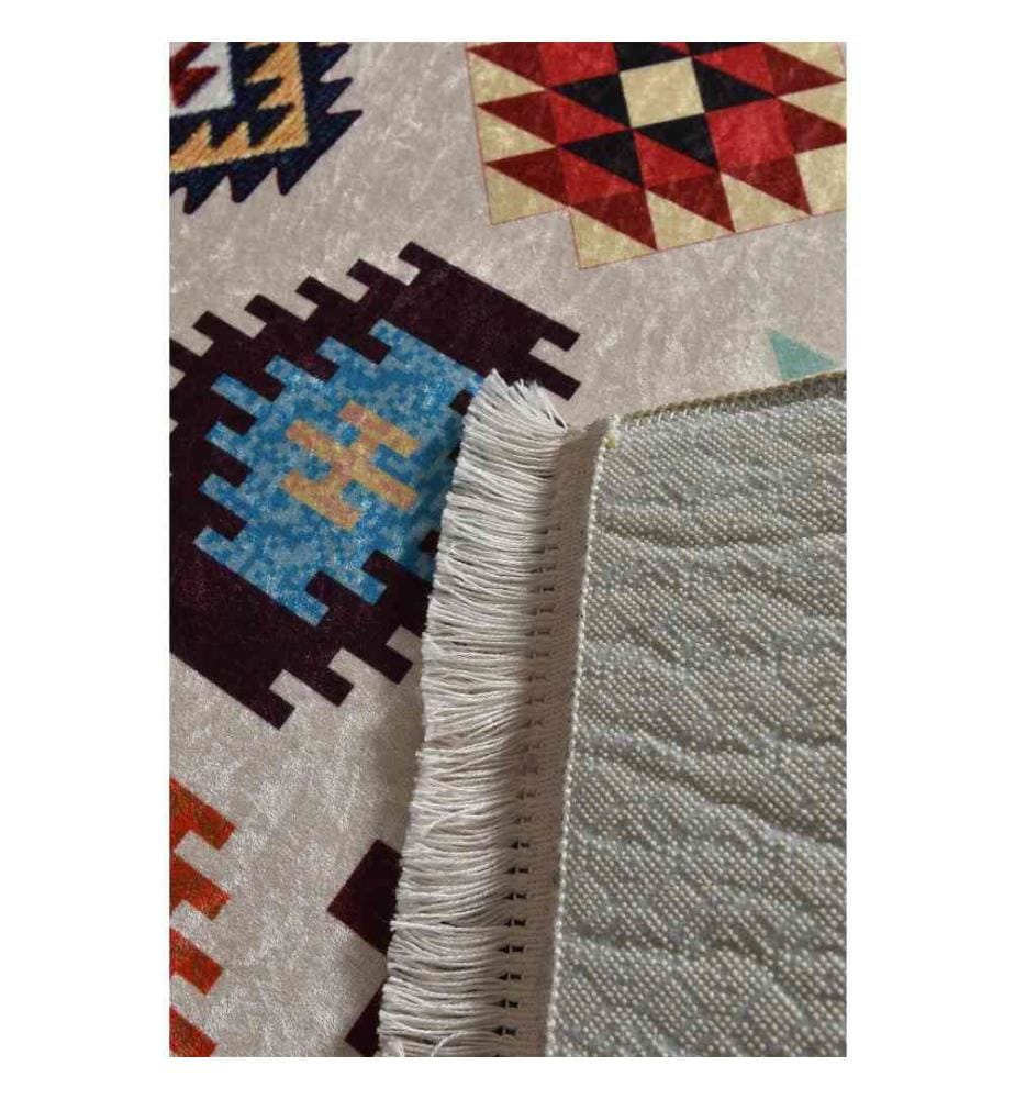 Tappeto, 120 x 180, , Multicolore, 50% tessuto di velluto - 50% poliestere, altezza pelo 4 mm