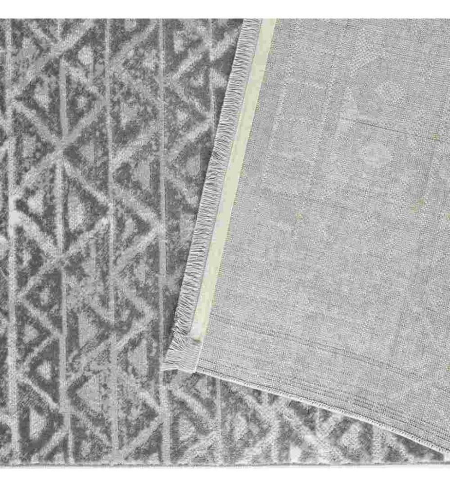 Tappeto, 140 x 200, , Grigio, Crema, 60% polipropilene - 40% poliestere, 1700 G-m²,