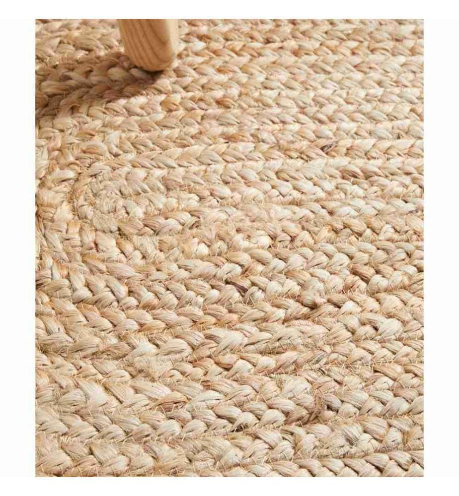Tapis, 120 x 180, , Crème, Jute, Tissé à la main