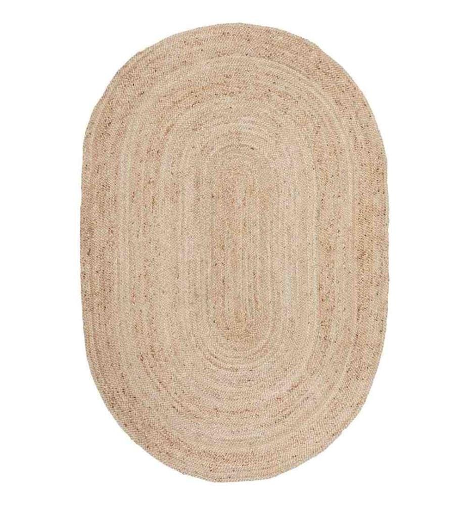 Tapis, 120 x 180, , Crème, Jute, Tissé à la main