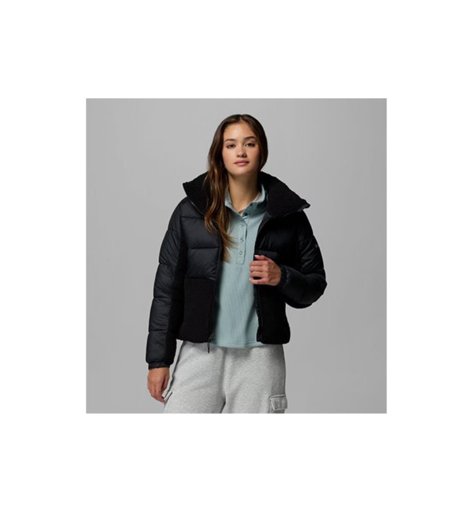 Women's Hybrid Sherpa Leadbetter Point™ II Down Jacket - Black