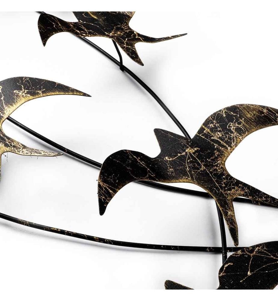 Dekoratives Metall-Wand-Accessoire, mehrfarbig, 100% Metall