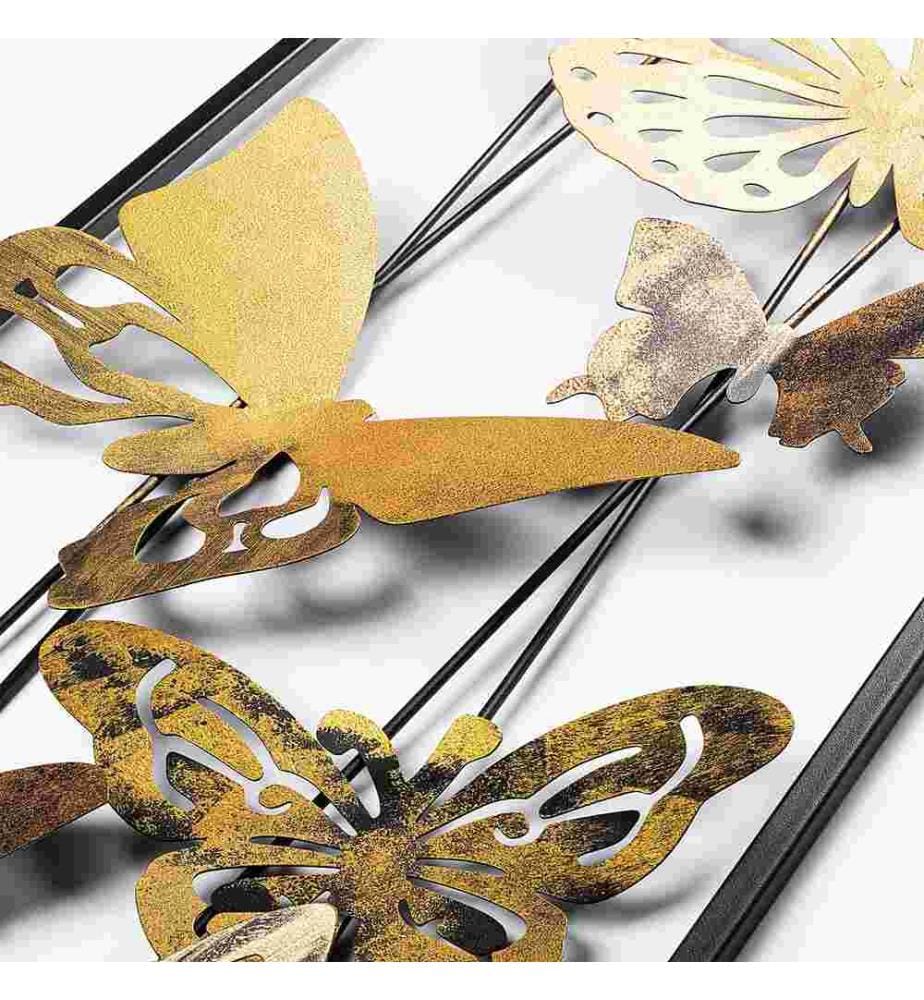Dekoratives Metall-Wand-Accessoire, mehrfarbig, 100% Metall