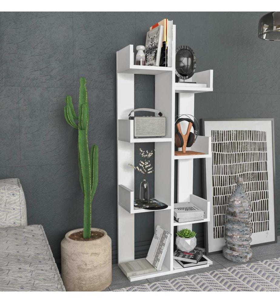 Bookshelf, White, Melamine Coated Particle Board