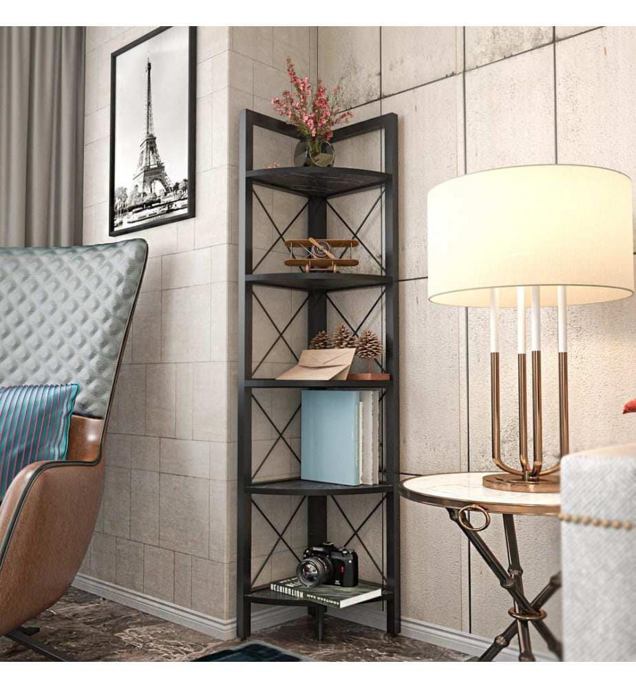 Bookshelf, Black, Melamine Coated Particle Board