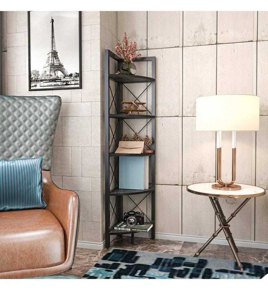 Bookshelf, Black, Melamine Coated Particle Board