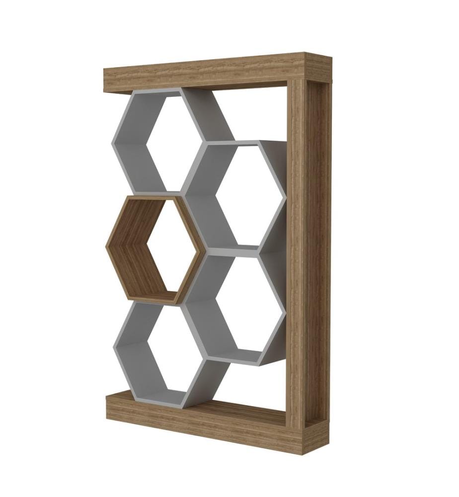 Bookshelf, WhiteWalnut, Melamine Coated Particle Board