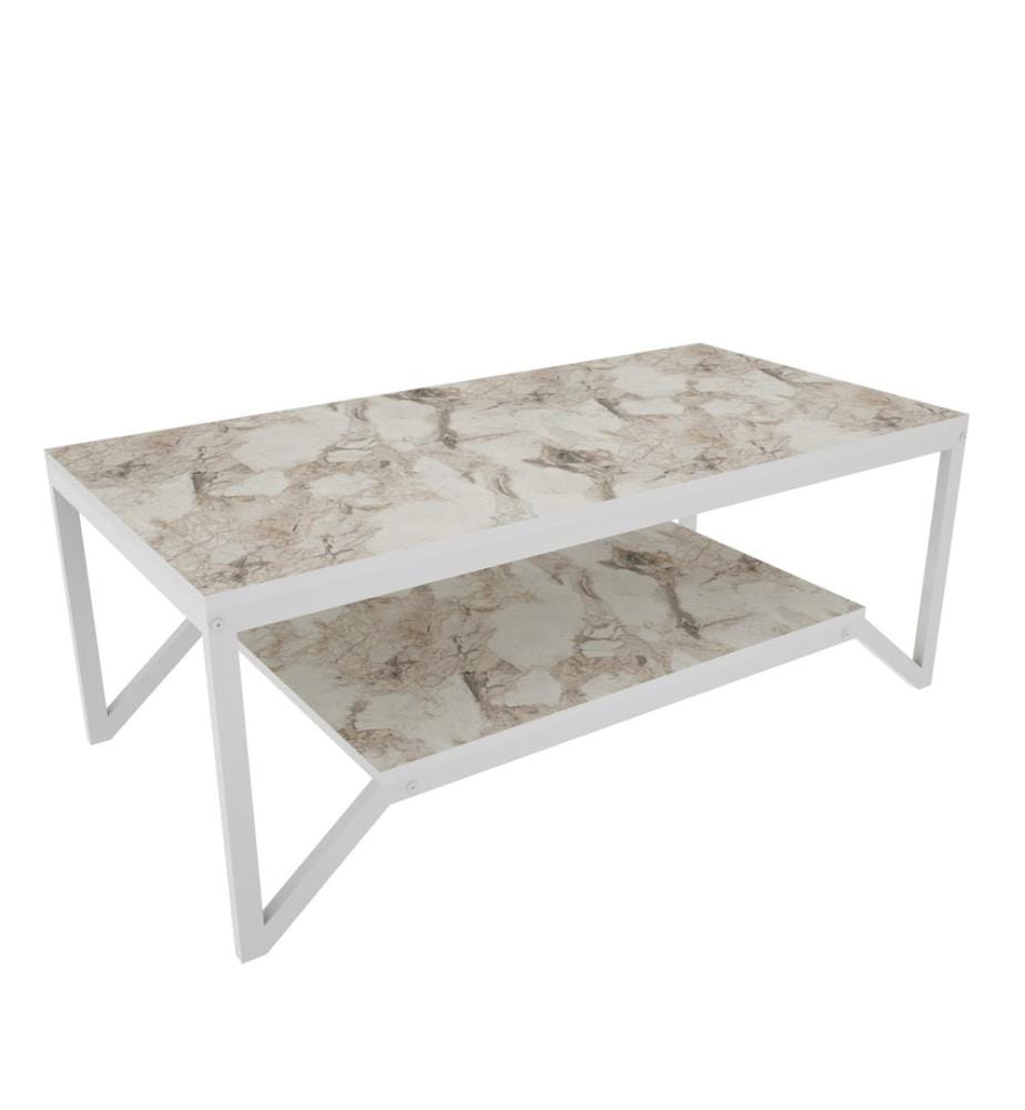 Coffee Table, White, Melamine Coated Particle Board