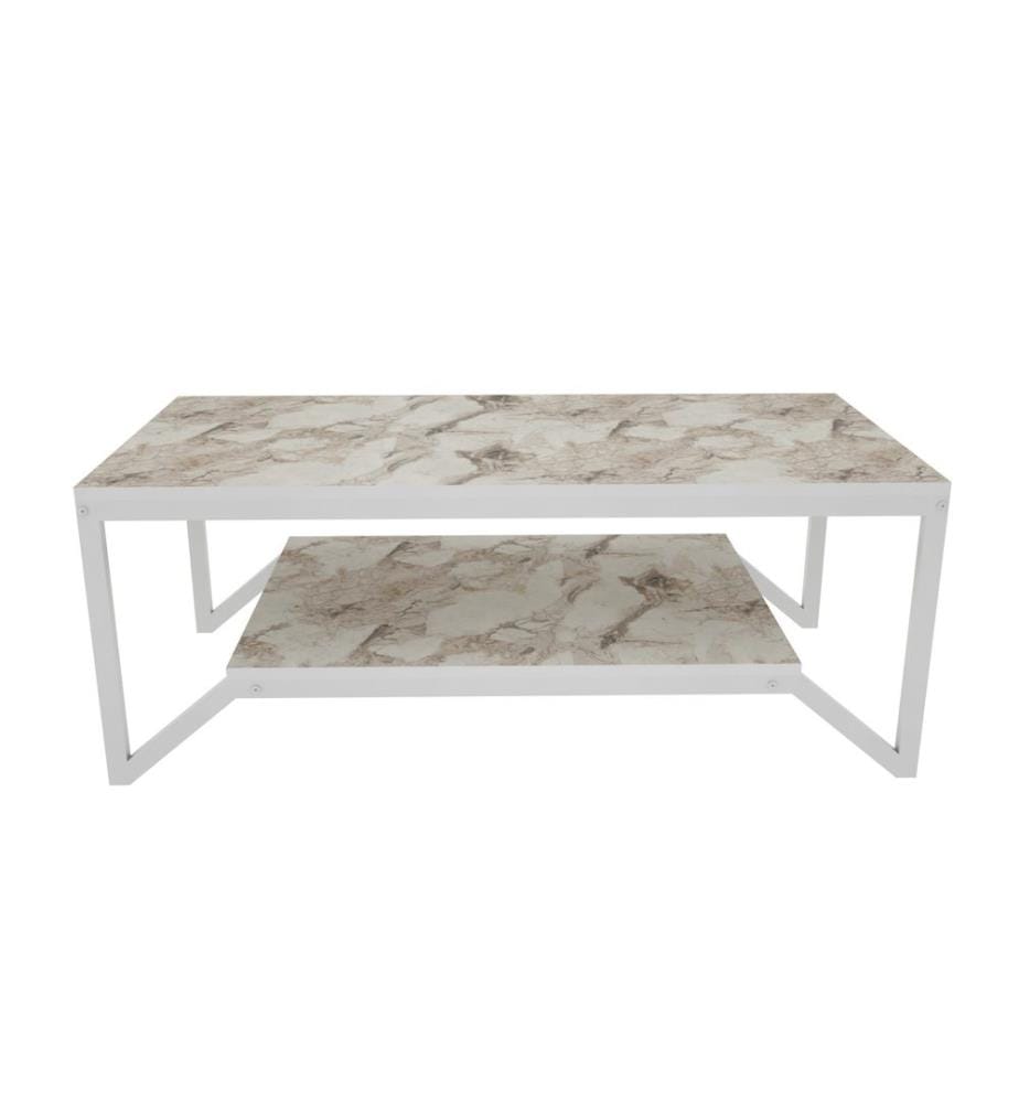 Coffee Table, White, Melamine Coated Particle Board
