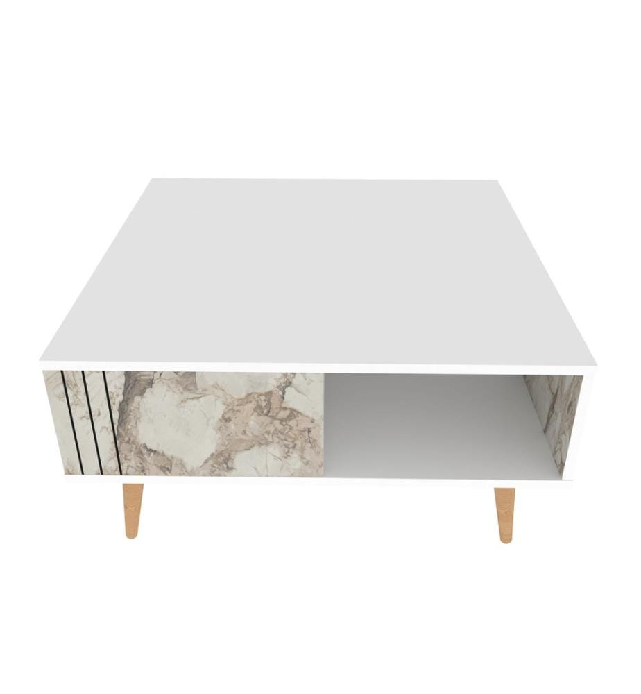 Coffee Table, White, Melamine Coated Particle Board