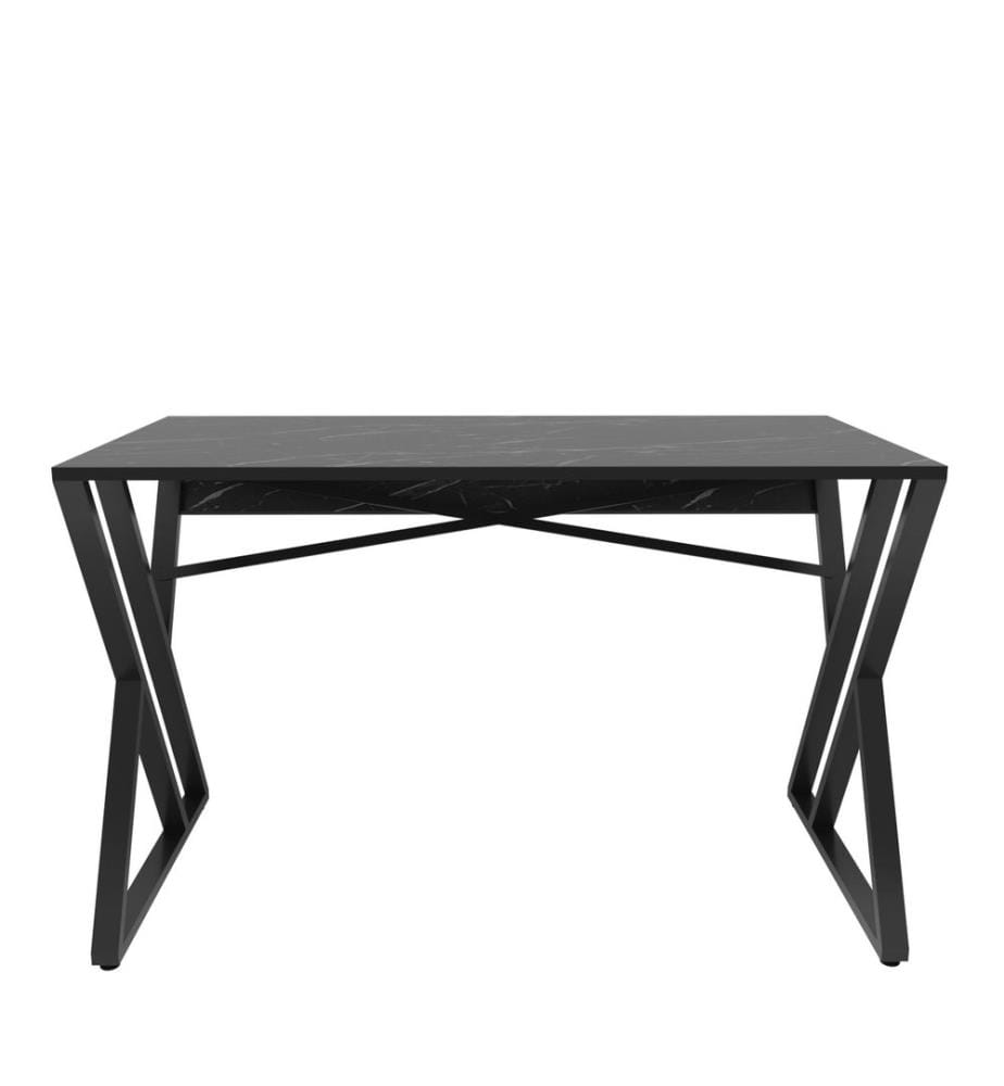 Study Desk, Black, Melamine Coated Particle Board