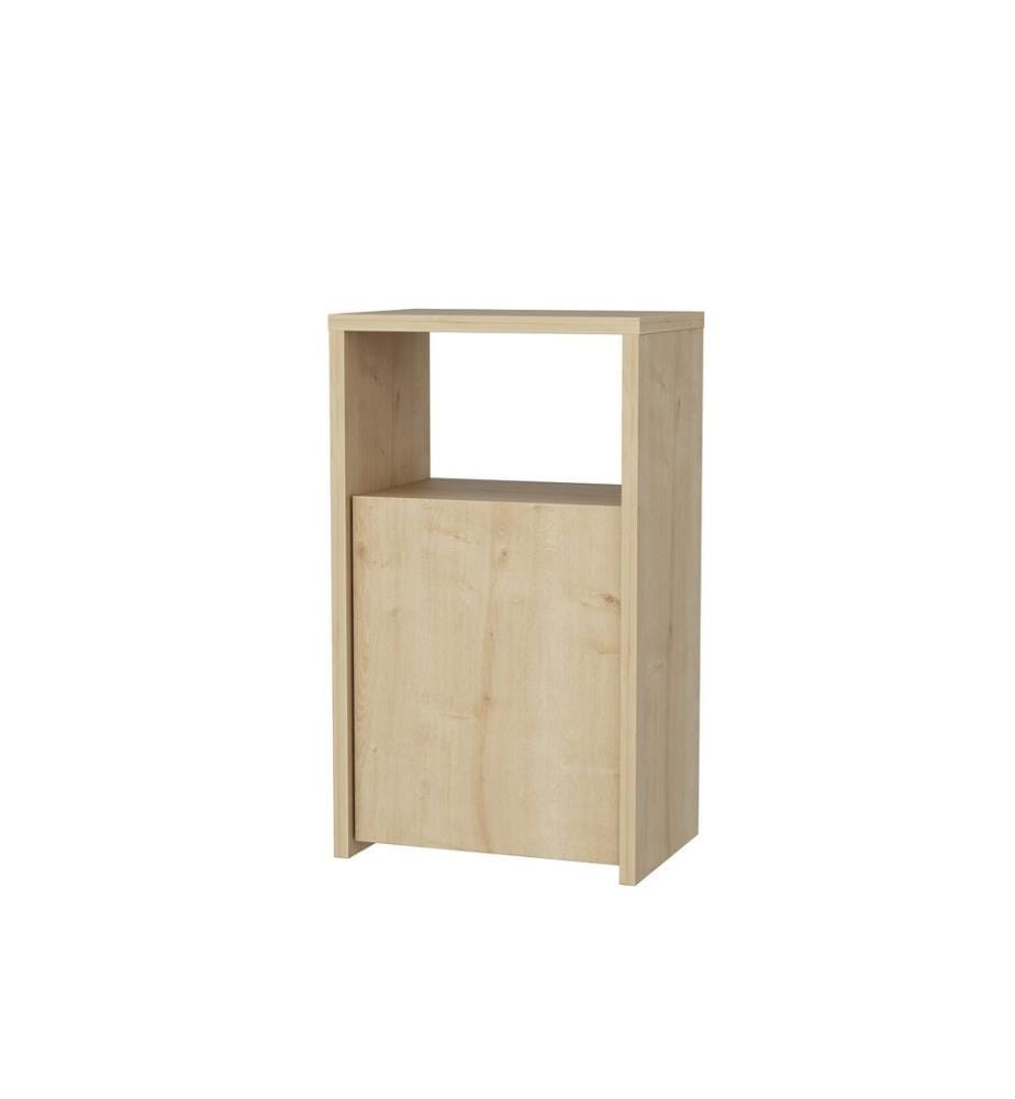 Nightstand, Oak, Melamine Coated Particle Board