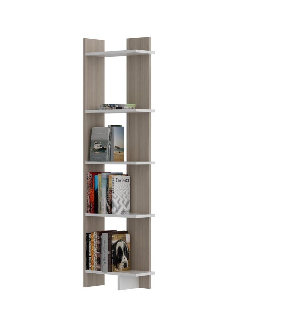 Bookshelf, CordobaWhite, Melamine Coated Particle Board