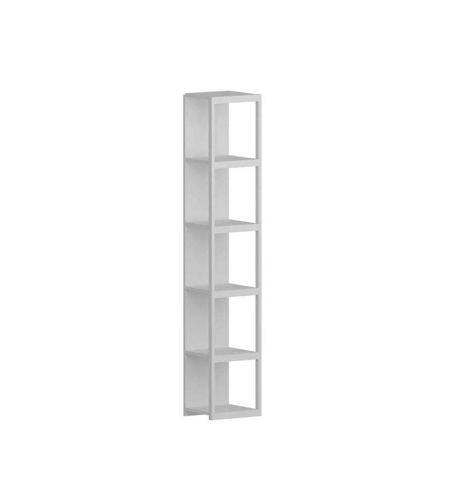 Blanc, Étagères, 180X33,7X29,5 cm, Plaque De Particules Enrobée De Mélamine