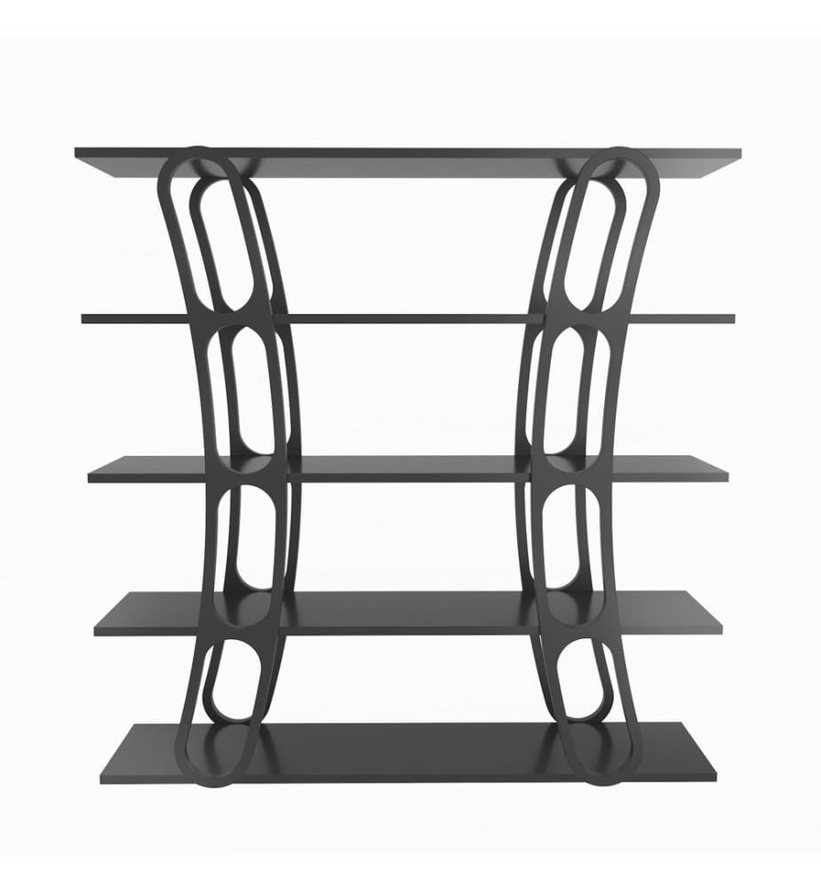 Etagère, Noir, Panneau de particules mélaminé