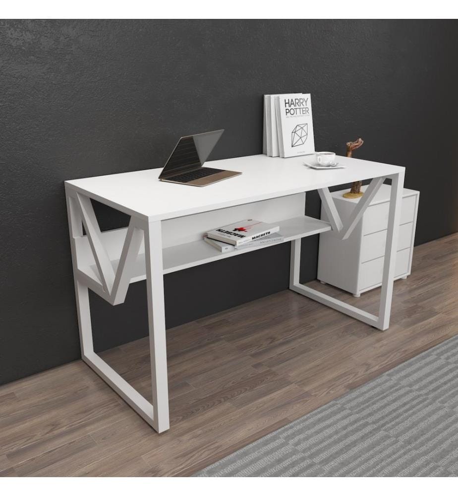 Bureau d'étude, blanc, panneau de particules mélaminé