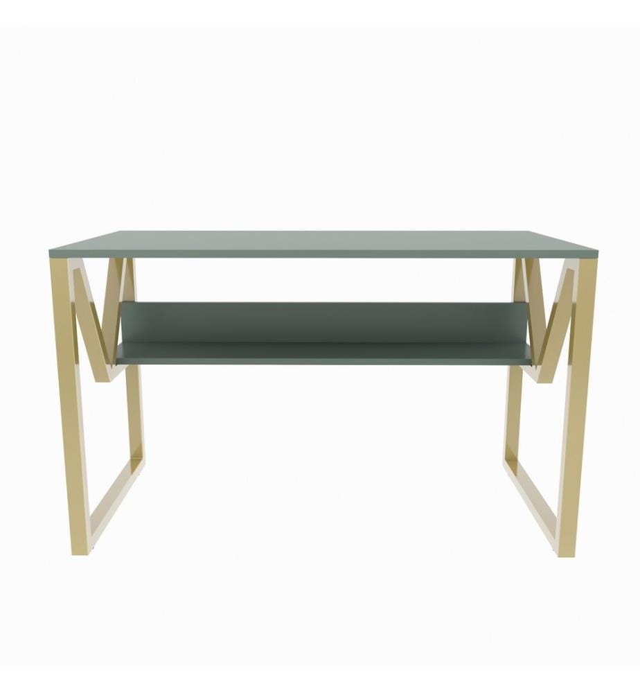 Bureau d'étude, Vert, Or, Panneau de particules mélaminé